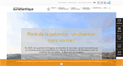 Desktop Screenshot of bordeaux-euratlantique.fr